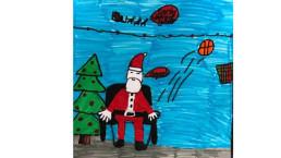 Layla, Christmas Card design RUNNER UP