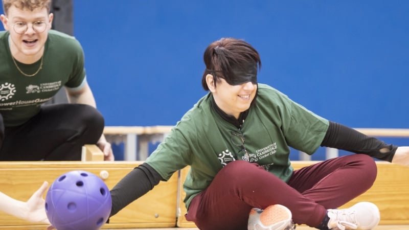 Goalball, one of the inclusive adapted sports